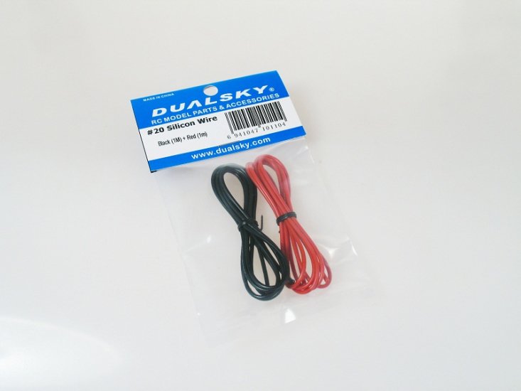 DualSky 18 AWG Silicon Wire 1M (Red/Black) - Click Image to Close