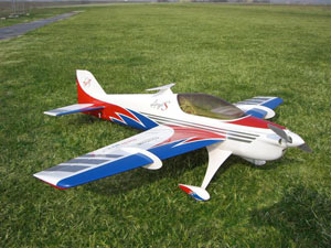 Sebart Angel S 30E (Red/Blue) - Airframe Only - Click Image to Close