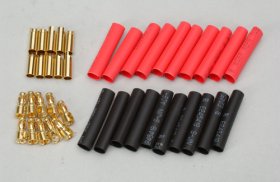 3.5mm Gold Connector w/H.S (10pr)