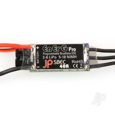EnErG Pro 40 amp Brushless ESC - Click Image to Close