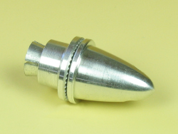 SMALL COLLET PROP ADAPTOR WITH SPINNER 2mm shaft size - Click Image to Close