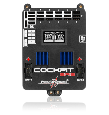 PowerBox Cockpit SRS inc SensorSwitch and leads - Click Image to Close