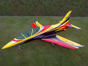 Sebart Mini Avanti S Jet YELLOW/BLACK (No Power Set) - Click Image to Close