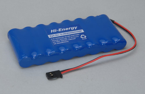 Hi-Energy 9.6V 2200mAh Ni-MH Tx Pk Flat - Click Image to Close