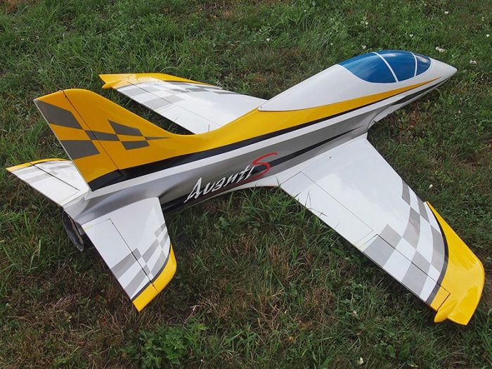 SEBART MINI AVANTI S JET YELLOW/WHITE (NO POWER SET) - Click Image to Close